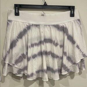 lululemon athletica High-Low Skirt in White and Gray